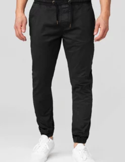 INDICODE JEANSFIELDS - Tygbyxor - Black