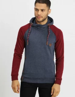 INDICODE JEANSDYOTT - Luvtröja - Bordeaux Mix