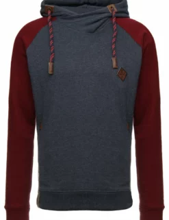 INDICODE JEANSDYOTT - Luvtröja - Bordeaux Mix -Indicode Jeans Butik 42b56d33184f493eba373864c83fae97