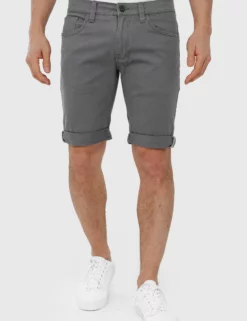 INDICODE JEANSVILLEURBANNE - Jeansshorts - Pewter