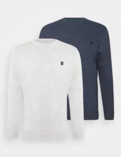 INDICODE JEANSEBACH 2 PACK - Sweatshirt - Navy/light Grey -Indicode Jeans Butik 52621b2cd7d849e4874448646f9e3bd5 scaled
