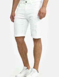 INDICODE JEANSCUBA CADEN - Jeansshorts - Off-white -Indicode Jeans Butik 5380d087d1d84c778d724afdd3e416a8 scaled