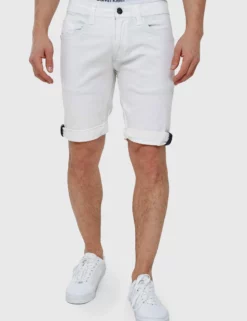 INDICODE JEANSVILLEURBANNE - Jeansshorts - Offwhite