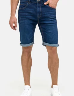 INDICODE JEANSCUBA CADEN - Jeansshorts - Blau