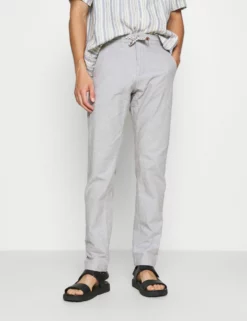 INDICODE JEANSGALLEGOS - Tygbyxor - Grey