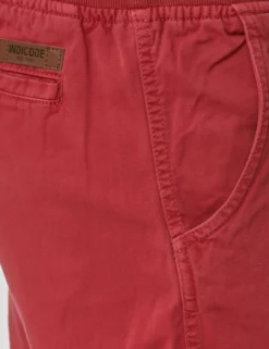 INDICODE JEANSCARVER - Jeansshorts - Vermillion -Indicode Jeans Butik 6285333aa4db4347ae167cafe3192692