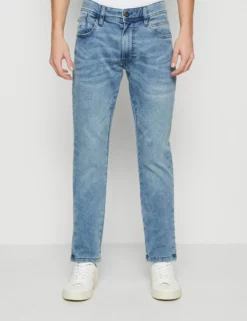 INDICODE JEANSCOIL JOGGER - Jeans Tapered Fit - Salty Bleach