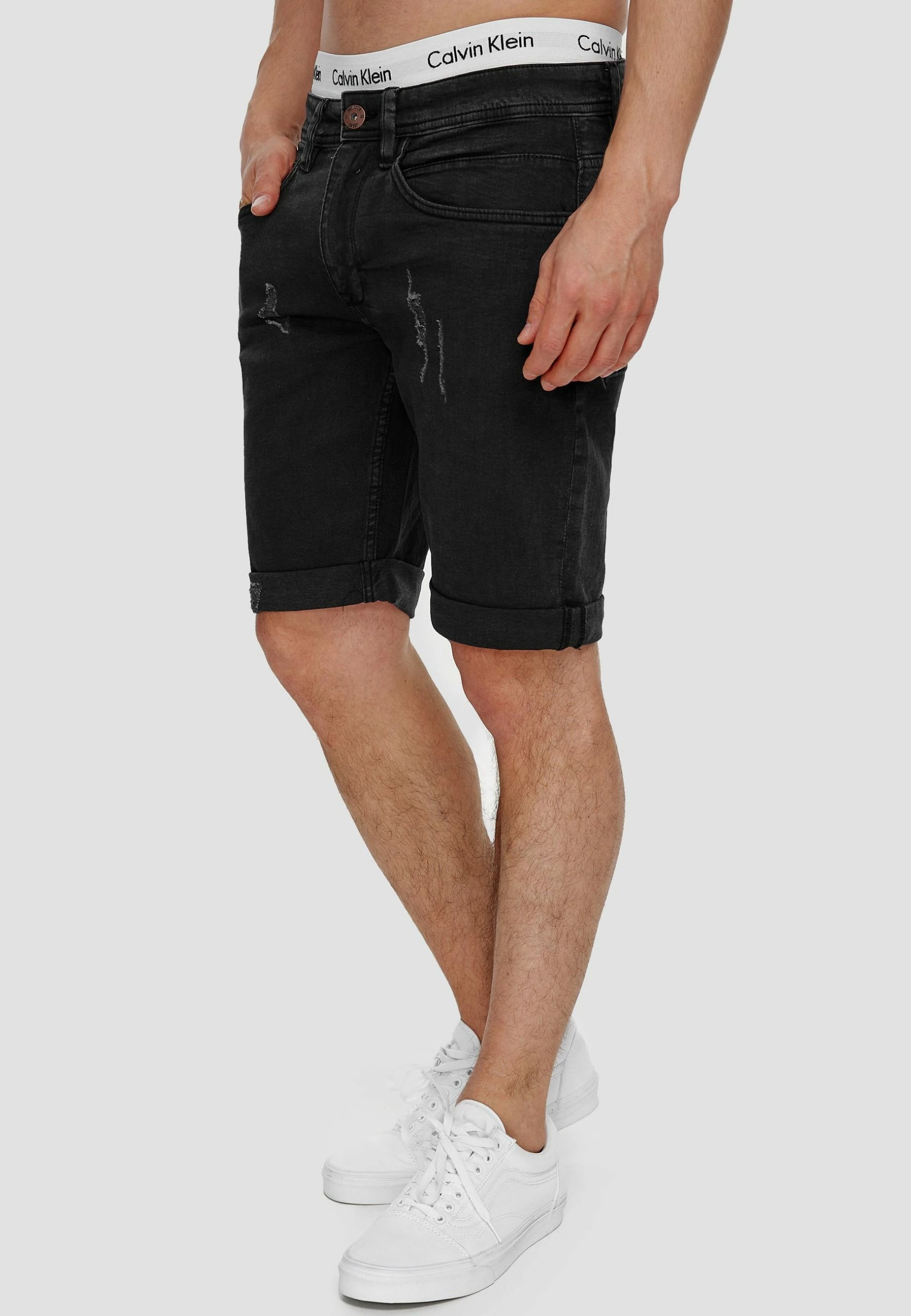 INDICODE JEANSJeansshorts - Black 4 INDICODE JEANSJeansshorts - Black - Bild 4