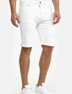 INDICODE JEANSCUBA CADEN - Jeansshorts - Off-white -Indicode Jeans Butik 86ca4cbbbd214a93b0a38820f9f8a370 scaled