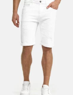 INDICODE JEANSCUBA CADEN - Jeansshorts - Off-white
