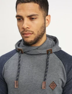 INDICODE JEANSDYOTT - Luvtröja - Navy Mix -Indicode Jeans Butik c5693532dadd438b8e93c0268214eb27