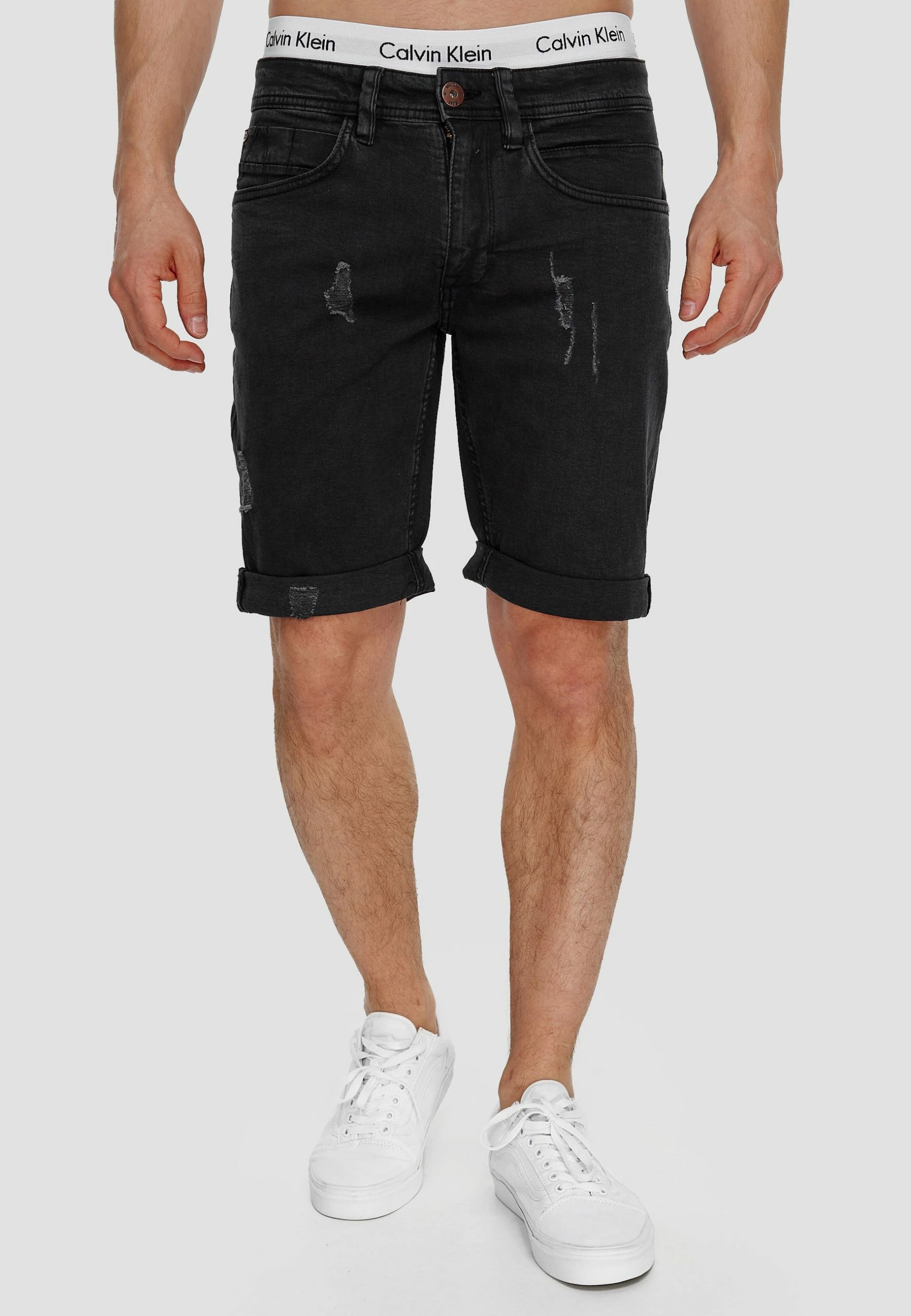 INDICODE JEANSJeansshorts - Black 1 INDICODE JEANSJeansshorts - Black